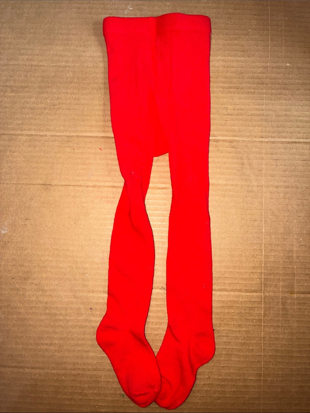 6️⃣ Hudson Baby Red  Leggings Tights 18-24 M